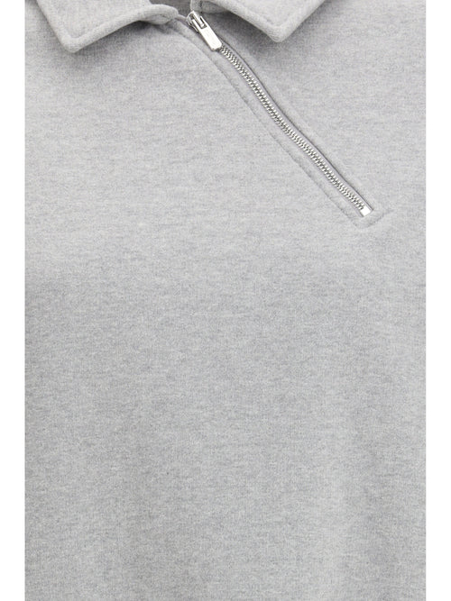 Miu Miu Sweatshirt with oblique zip closure - Grey