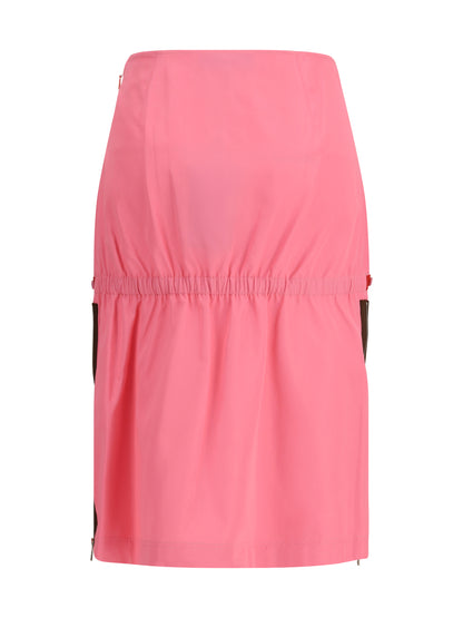 FENDI Midi Skirt with zip detailing and elasticated waist
