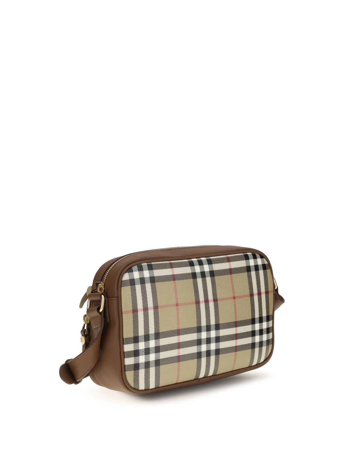 Burberry Check front pocket Shoulder Bag - Archive Beige