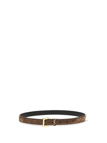 SAINT LAURENT Cassandre slim Belt