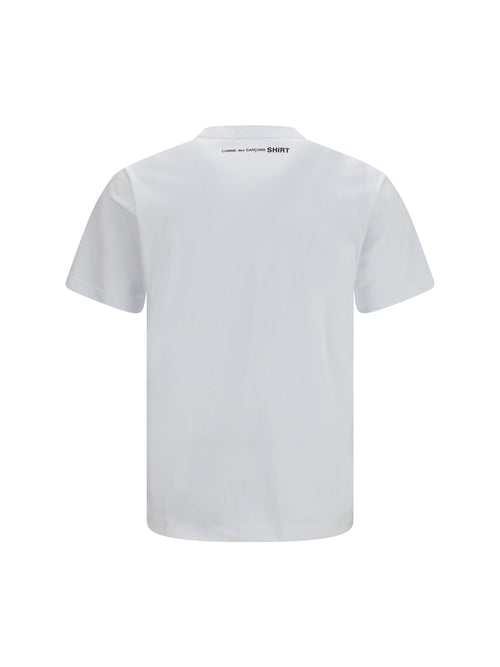Comme Des GarçOns Shirt Short-sleeve crewneck T-shirt - White