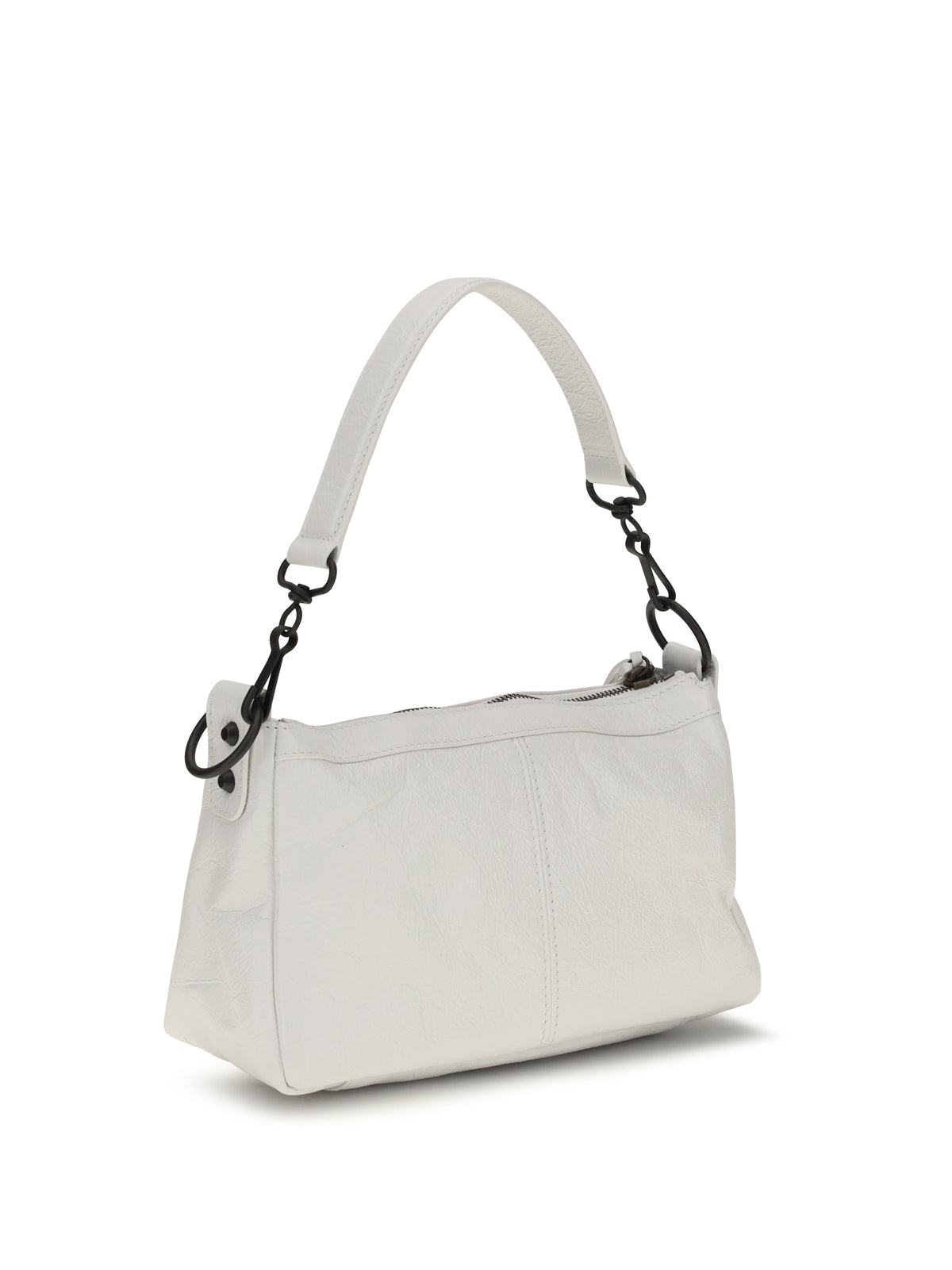 Balenciaga Le City Moto mini Handbag - Optic White