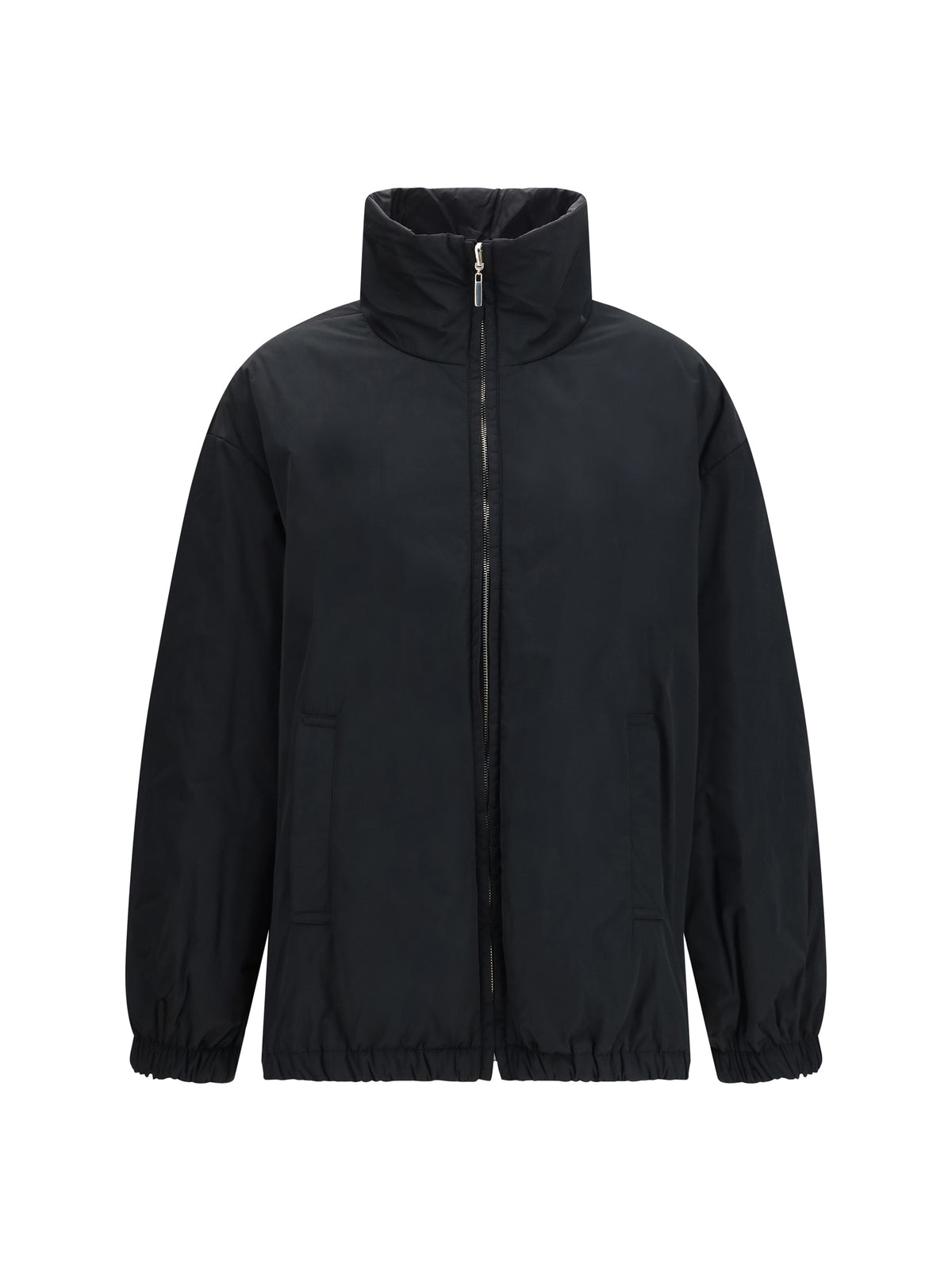 Max Mara The Cube Reversible padded Bomber in radzmir and water repellent canvas - Black