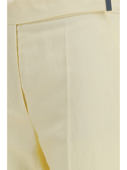 Max Mara Sportmax Piacere Pants - Yellow Light