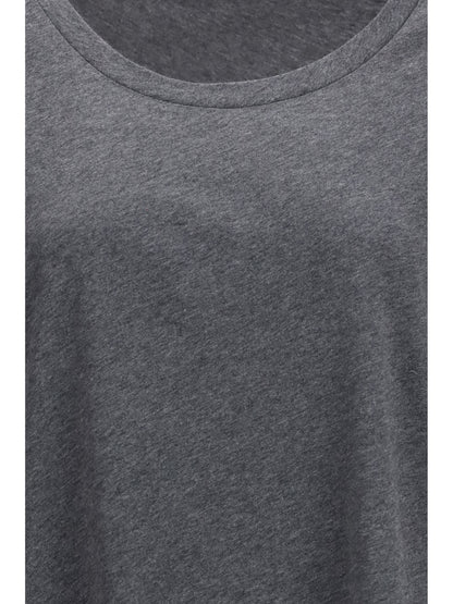 The Row Dera T-shirt - Charcoal Melange