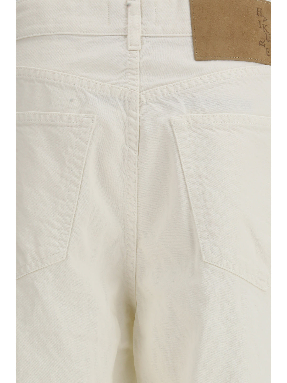 Haikure Becky Twill 45 Bermuda Shorts - Off White
