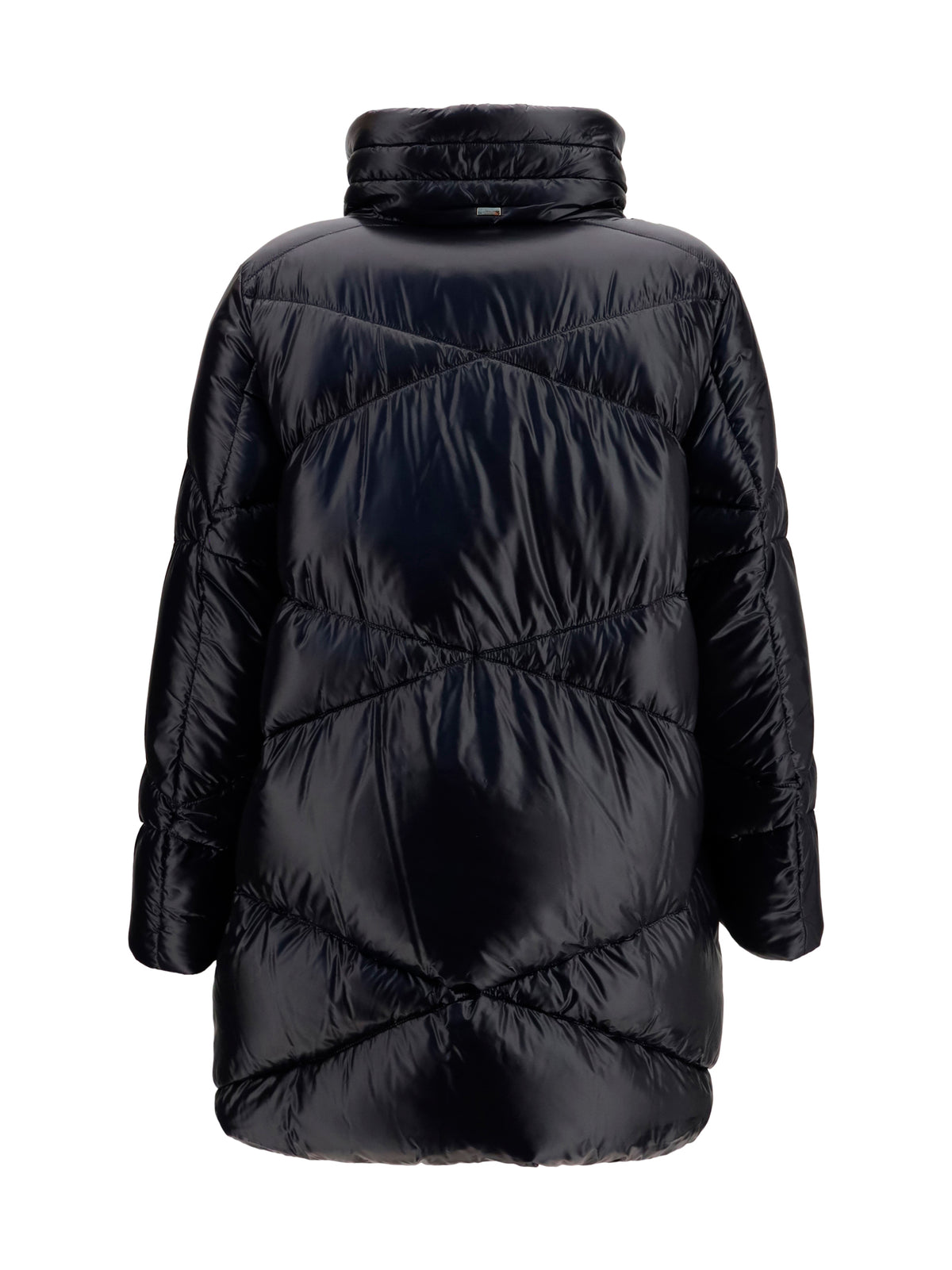 Herno Quilted drawstring down Jacket - Black