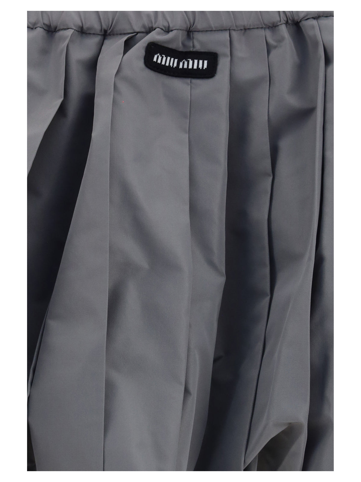 Miu Miu Balloon mini Skirt - Piombo
