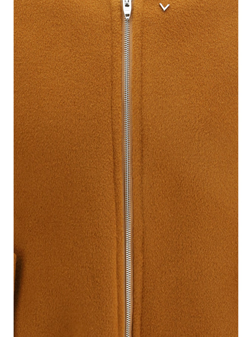 Valentino Virgin wool and cashmere Jacket - Violin Brown
