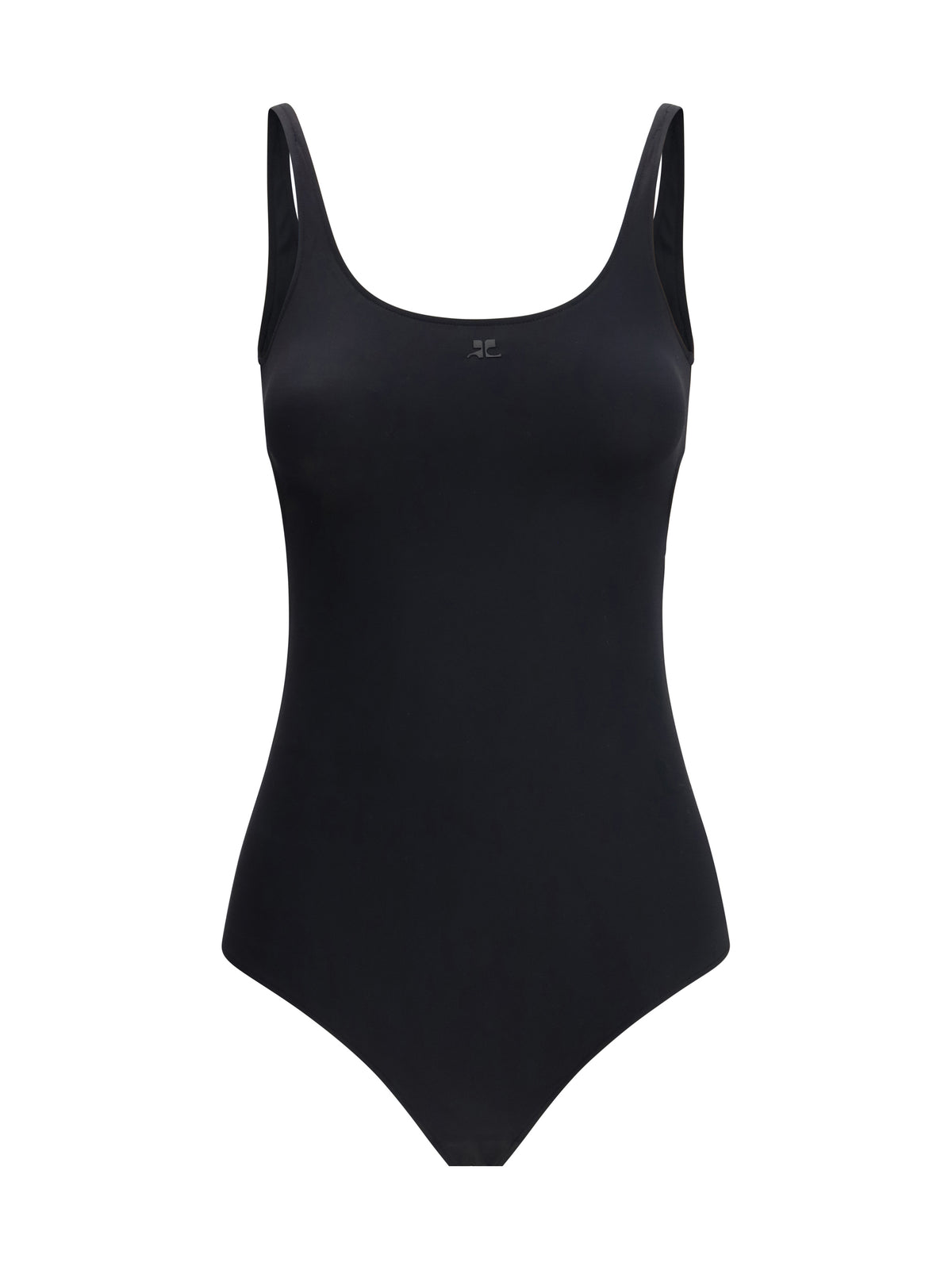 Courrèges One piece Swimsuit with a cut-out detail - Black