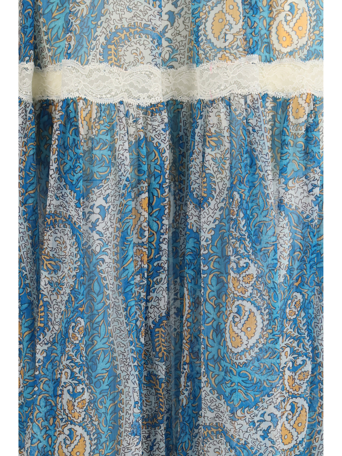 Etro Silk crepon maxi Skirt - X0809