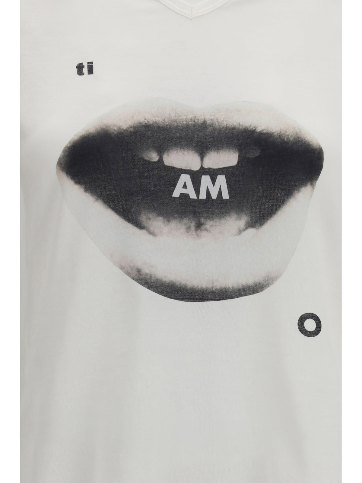 Fendi Ti Amo print jersey T-shirt - Ivory