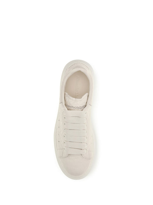 Alexander Mcqueen Oversized pebbled leather Sneakers - White