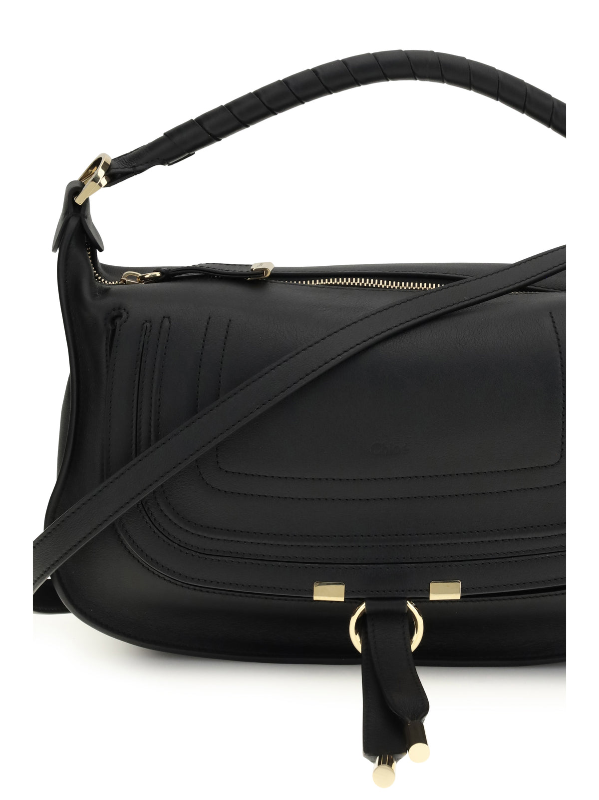 Chloé Marcie small Shoulder Bag - Black