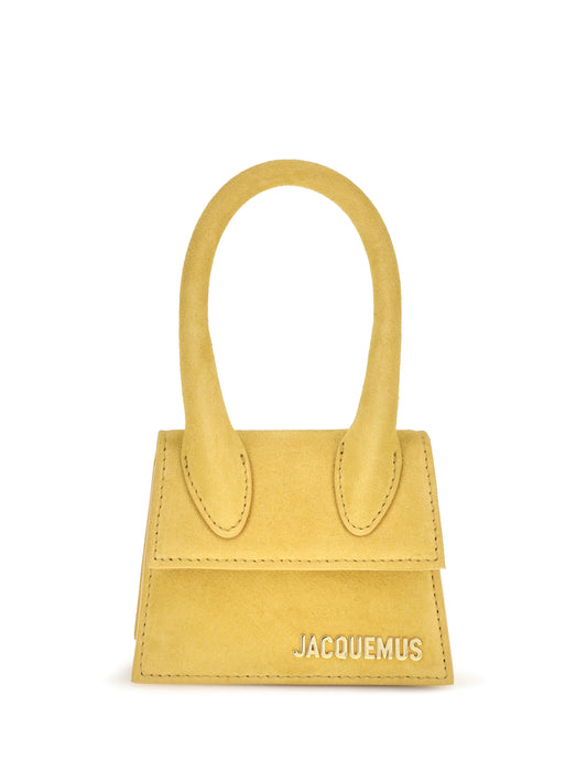 Jacquemus Le Chiquito mini leather Top Handle Bag - Dark Yellow