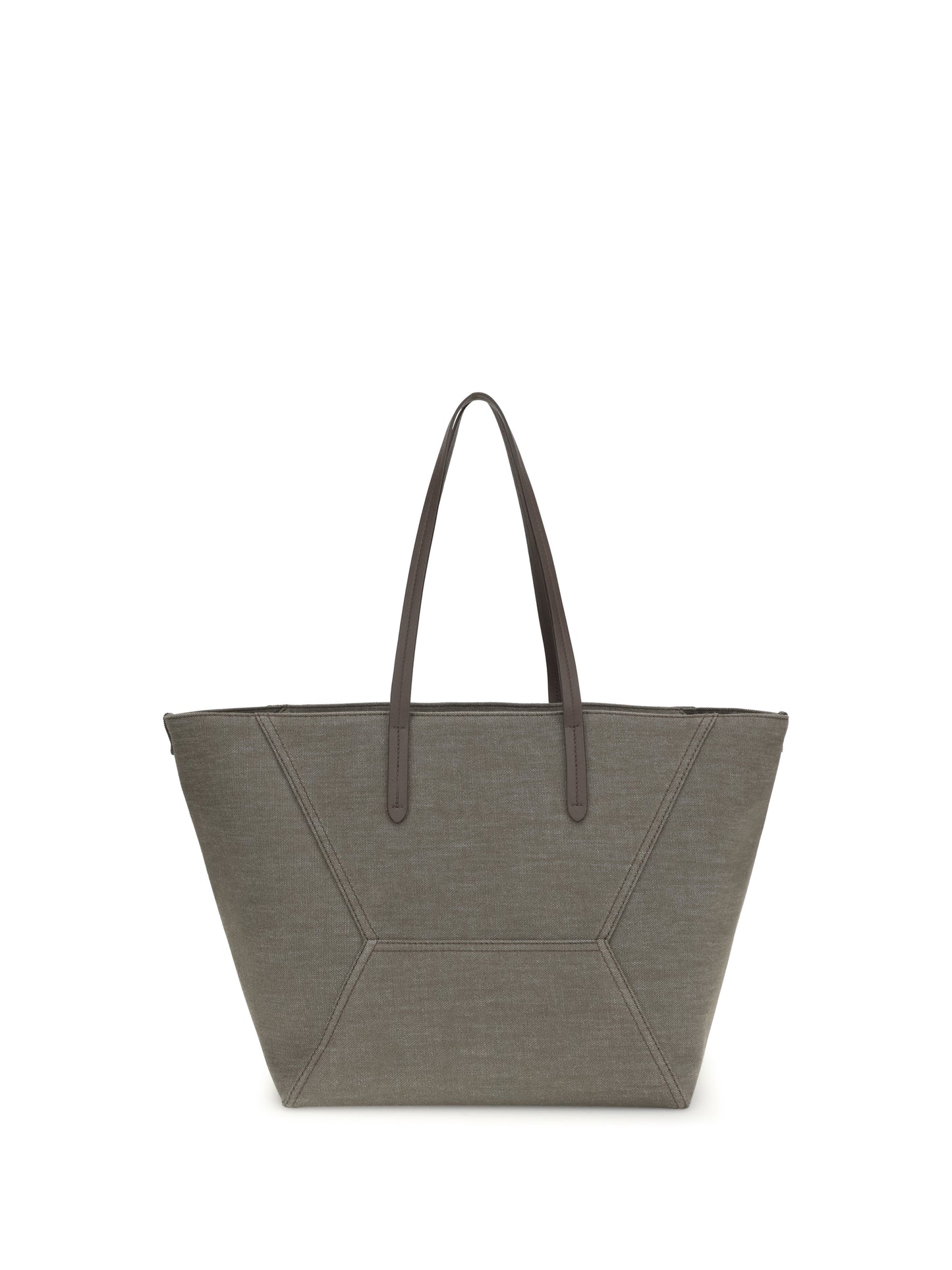 BRUNELLO CUCINELLI Canvas BC Tote Bag