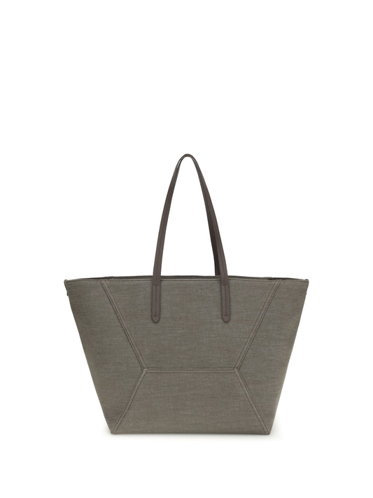 BRUNELLO CUCINELLI Canvas BC Tote Bag