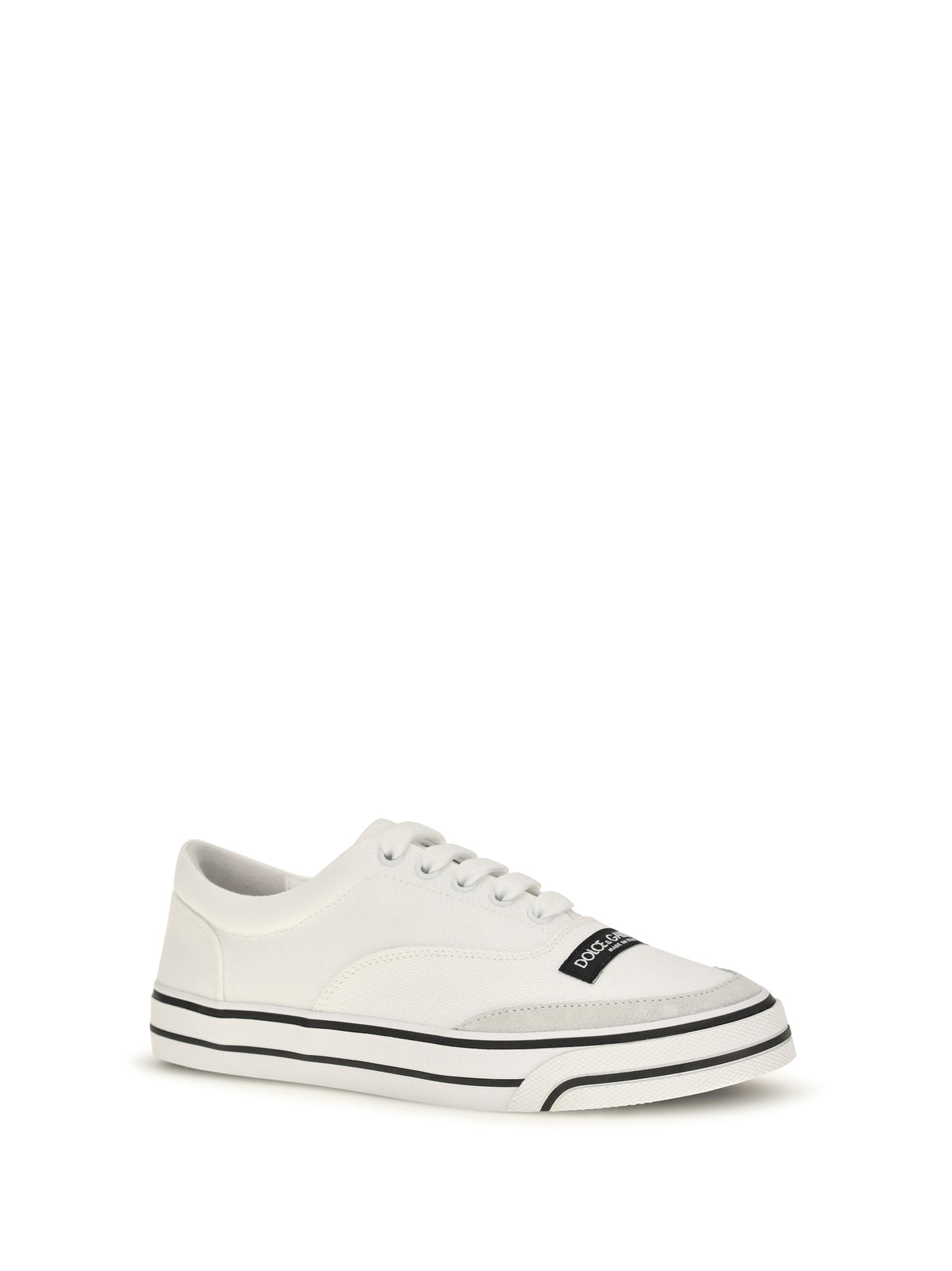 Dolce & Gabbana Sailing canvas Sneakers - White/Cream