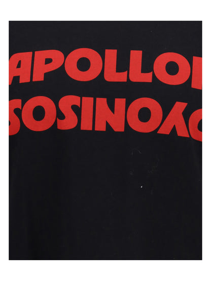 VALENTINO Cotton T-shirt with Apollo Dyonisos graphic print