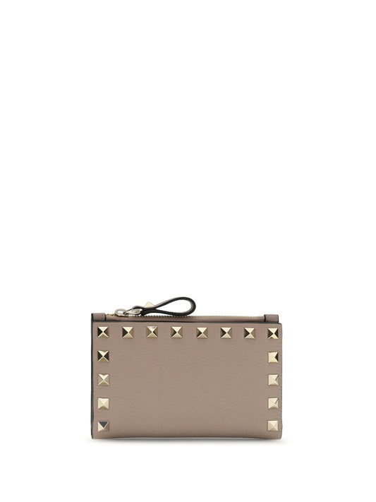 VALENTINO GARAVANI Rockstud zip Card Holder