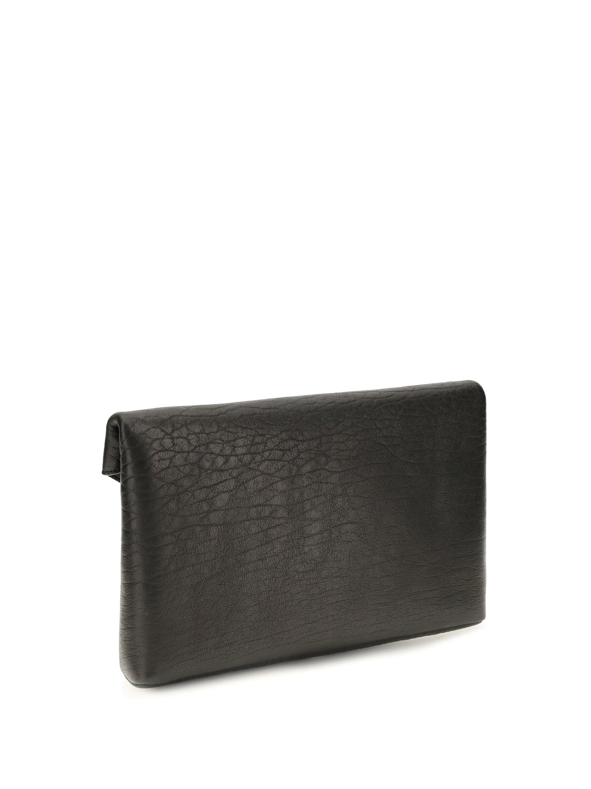 Saint Laurent Envelope leather Clutch - Black