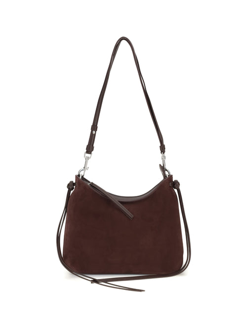 Phoebe Philo Gig Shoulder Small - Oxblood Silver