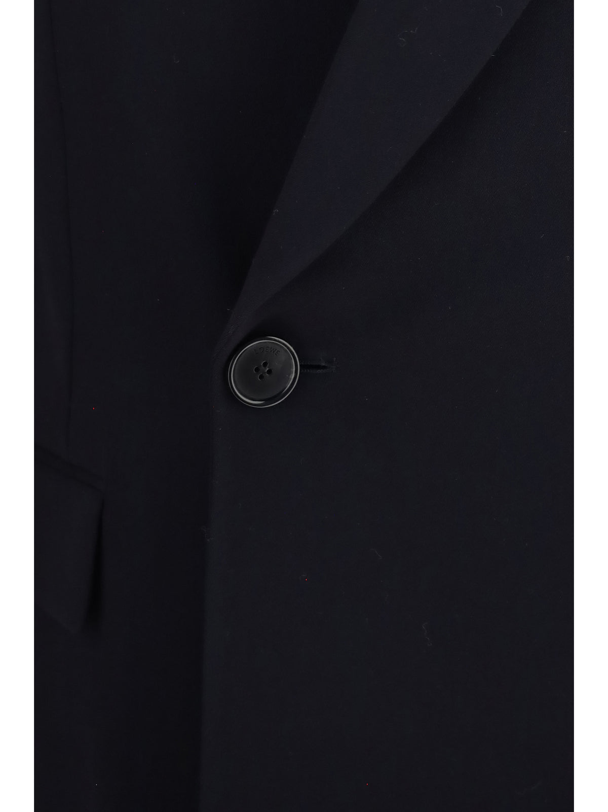Loewe Wool blend double-breasted Jacket - Dark Navy Blue