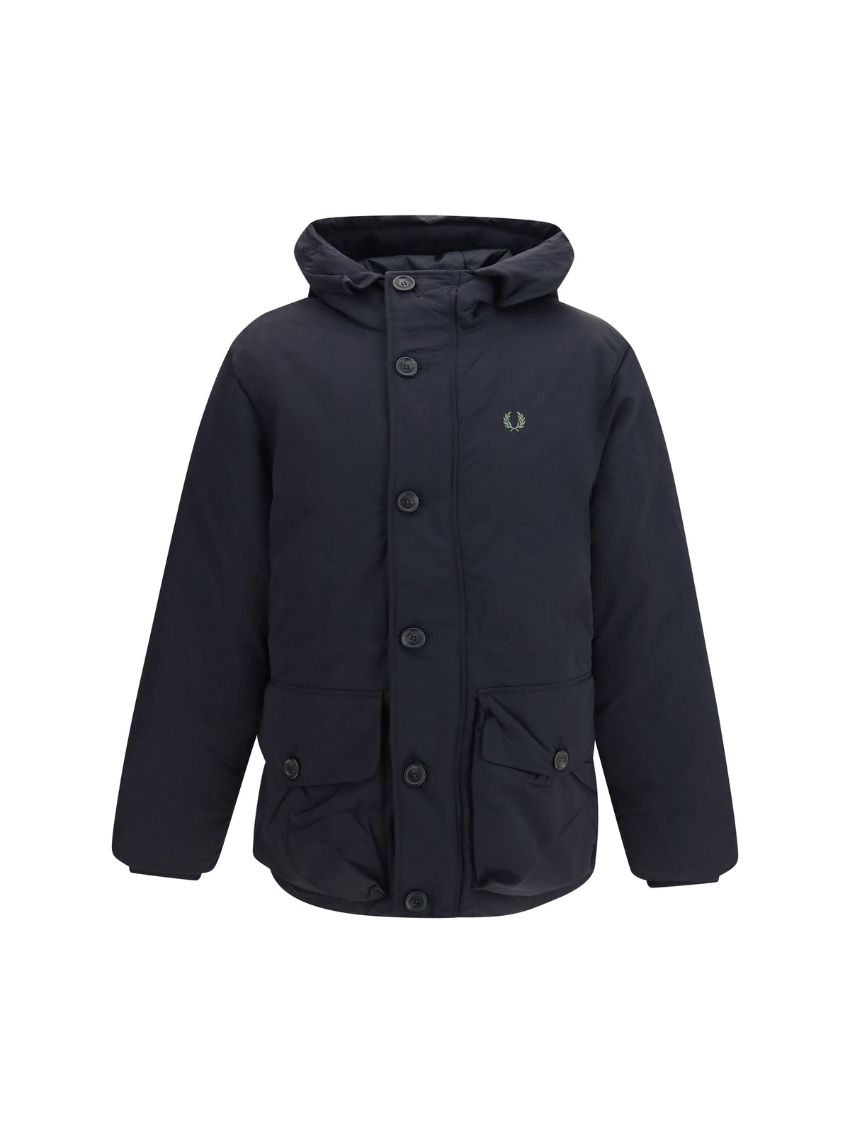 Fred Perry Recycled Taslan padded Parka - Black