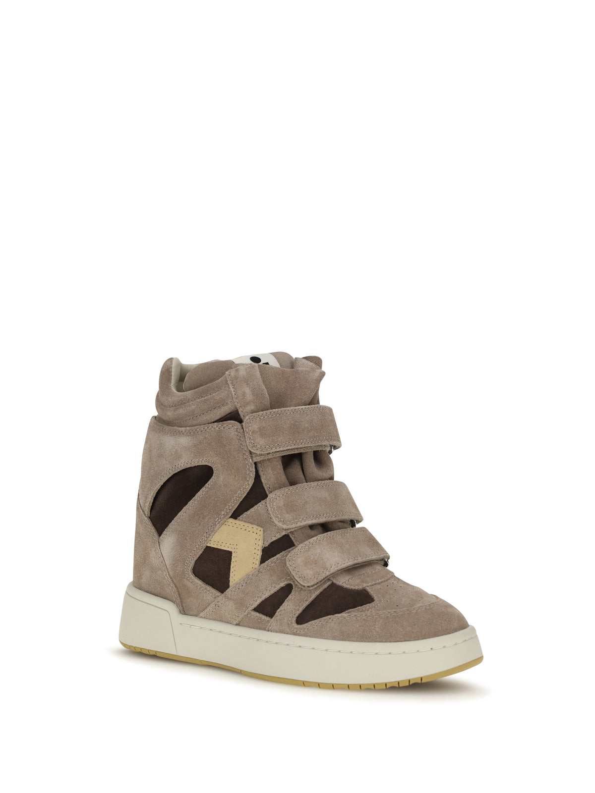 Isabel Marant Leather Sneakers - Sand Brown/Chocolate