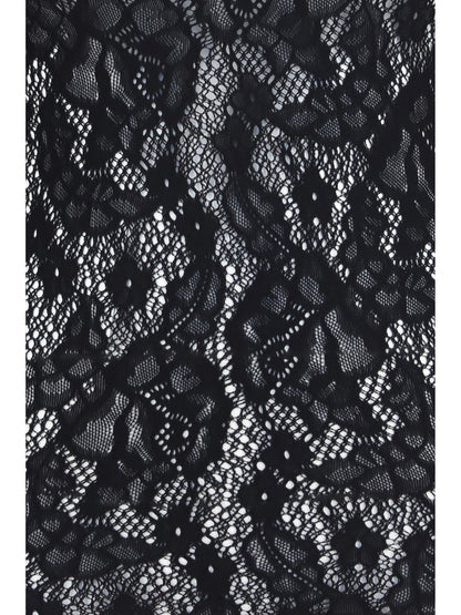 Wolford Infinite Rose Net long-sleeve Top - Black