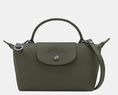 Longchamp Le Pliage Leather Xtra XS Pouch