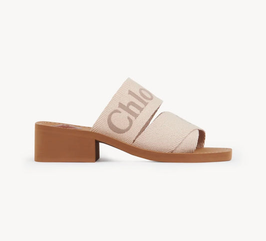 Chloe Woody Heeled Mule