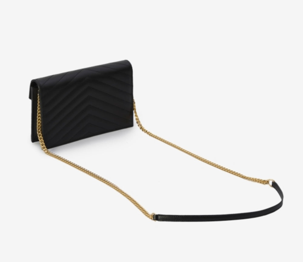 Saint Laurent Cassandre Envelope Chain Wallet