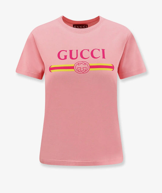 Gucci Cotton T-Shirt with GG logo