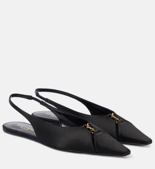 Saint Laurent Babylone Slingback Flats