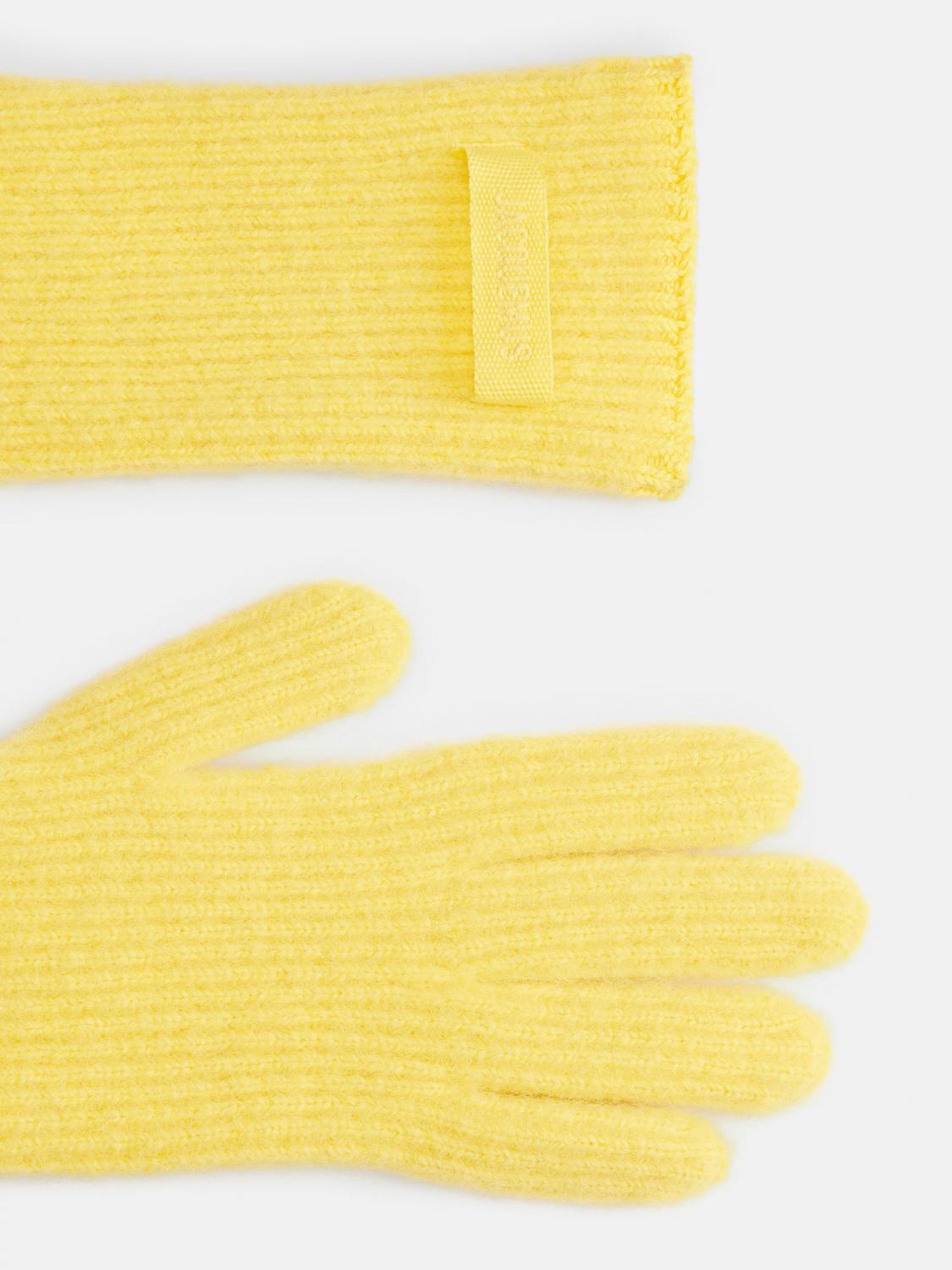 手袋 JACQUEMUS Woman Gloves Ivory 246AC6685217 110 Jacquemus Gloves Woman Ivory – Modishus