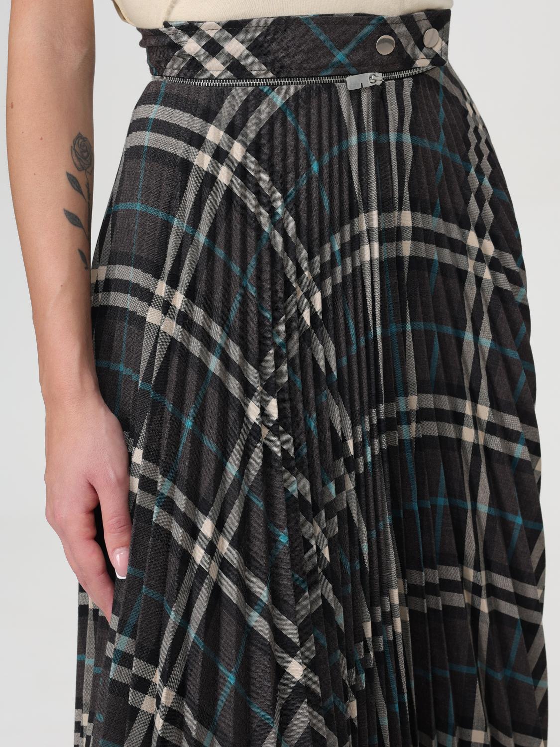 Burberry Skirt Woman Multicolor