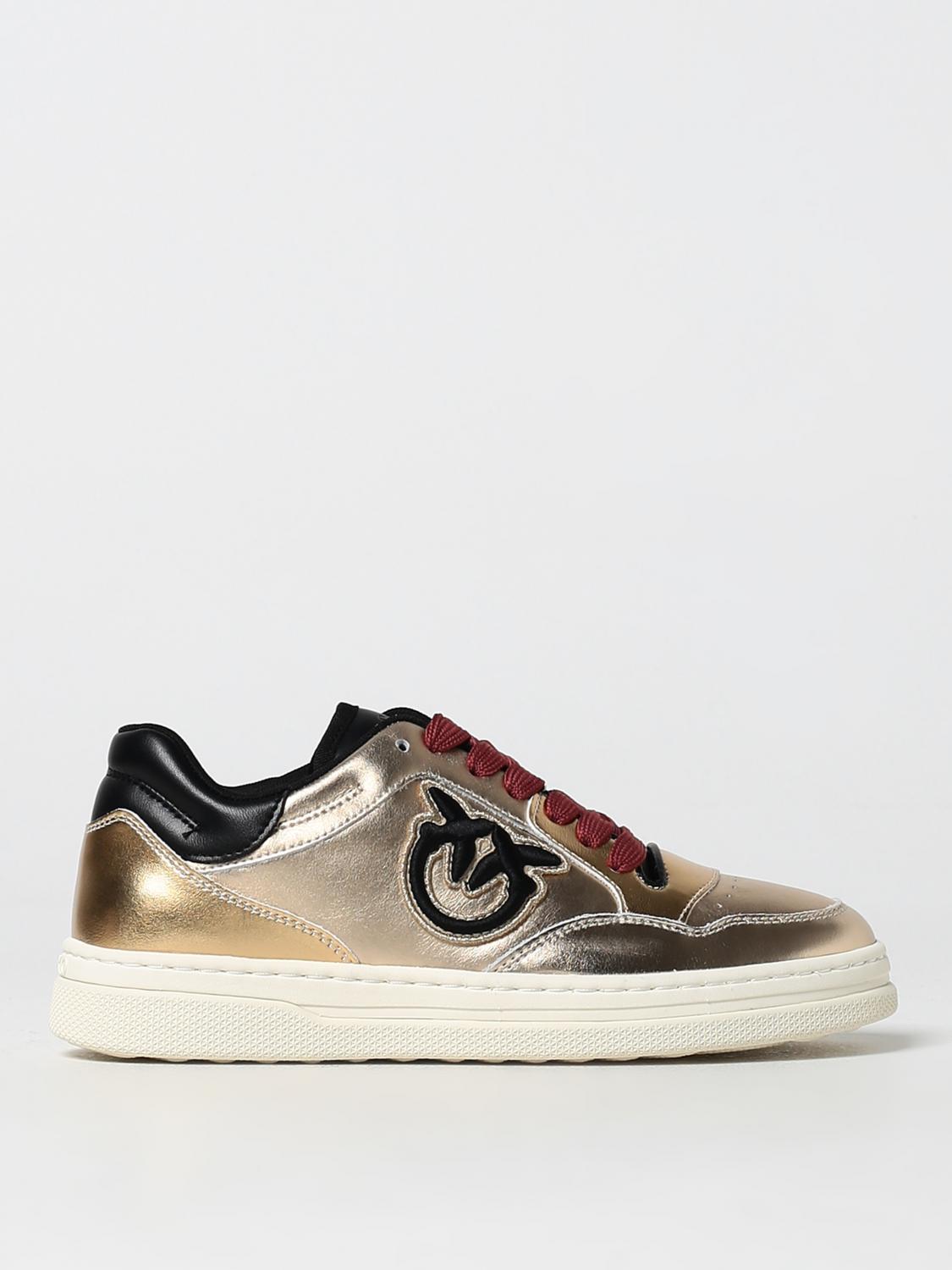 Pinko Sneakers Woman Gold