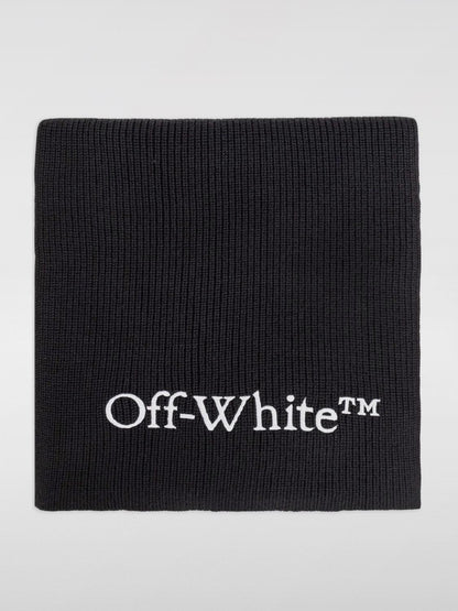 Off White Scarf Men Black