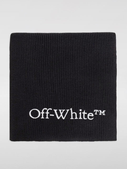Off White Scarf Men Black