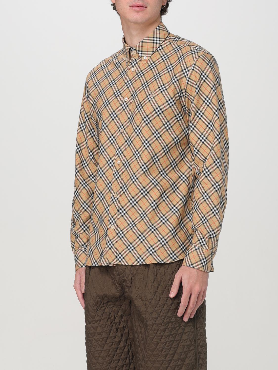 Burberry Shirt Men Sand