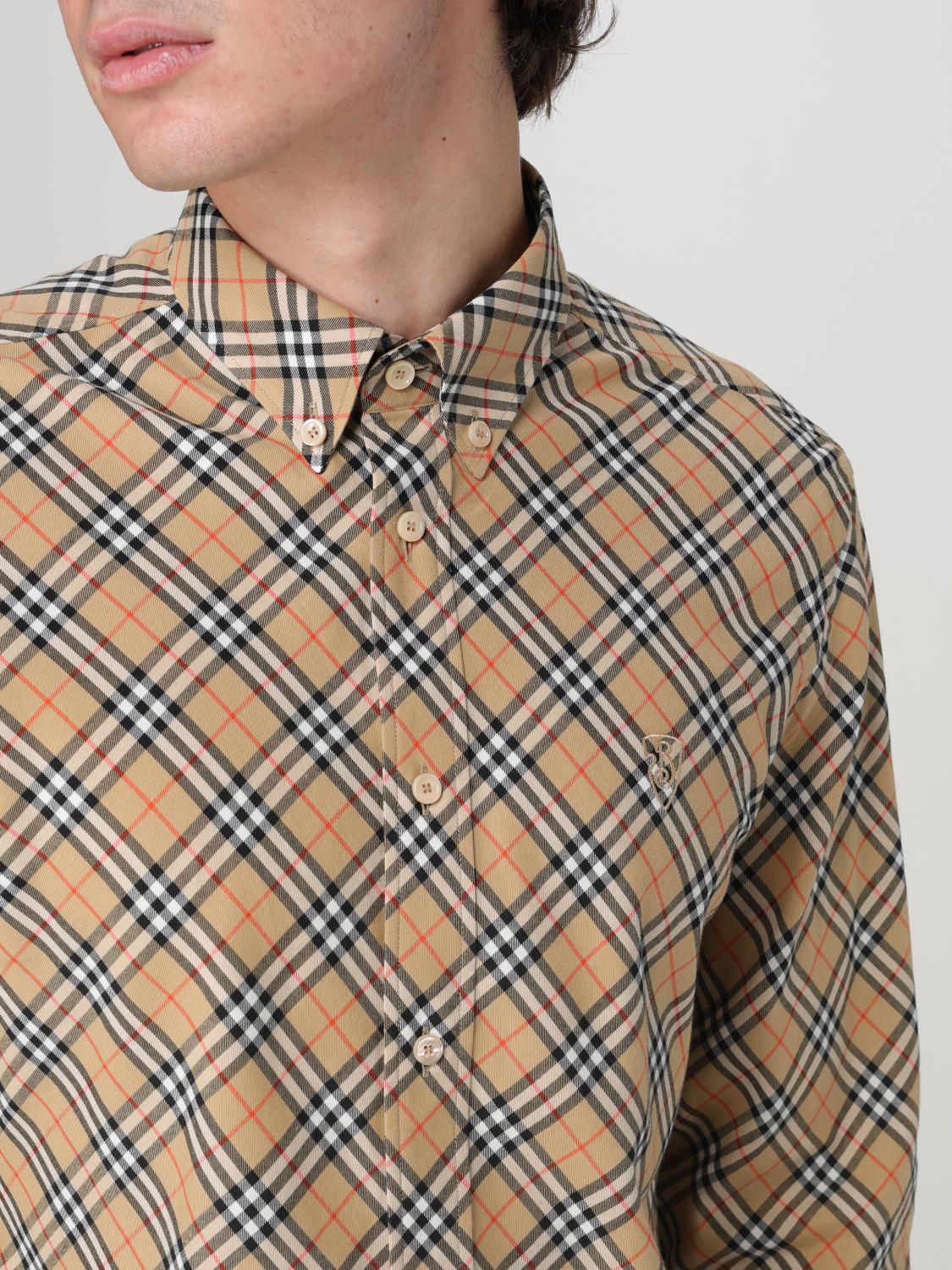 Burberry Shirt Men Sand