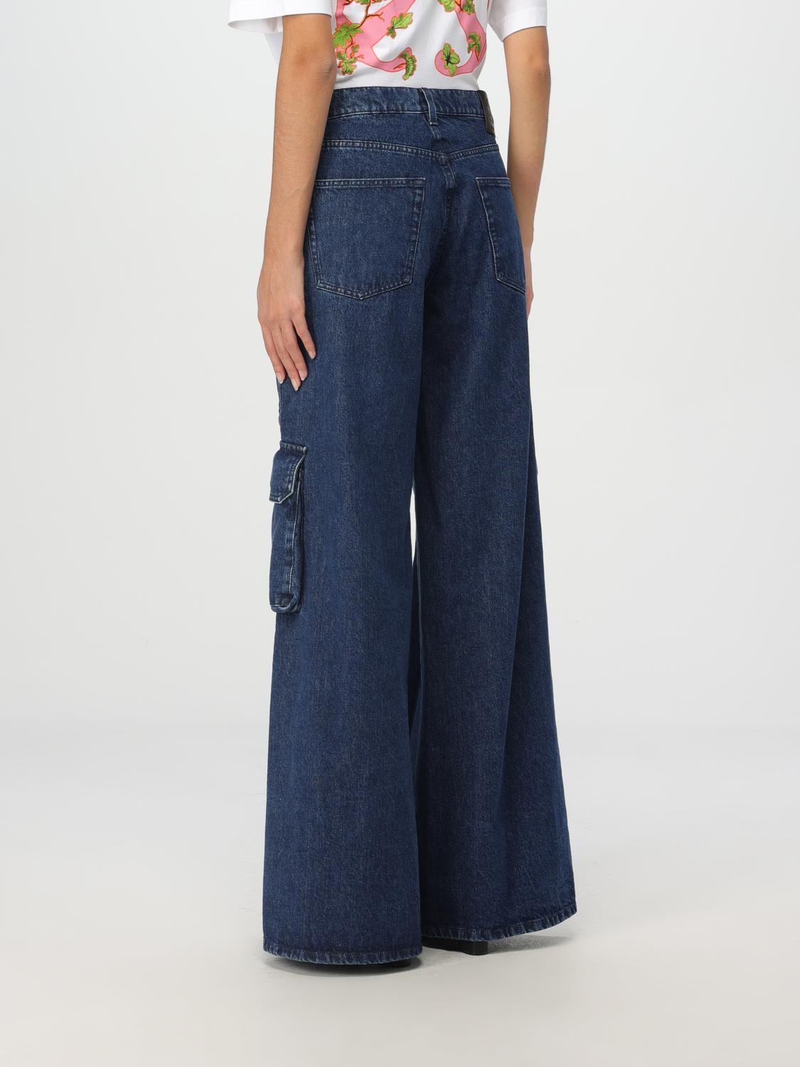 Off White Jeans Woman Blue