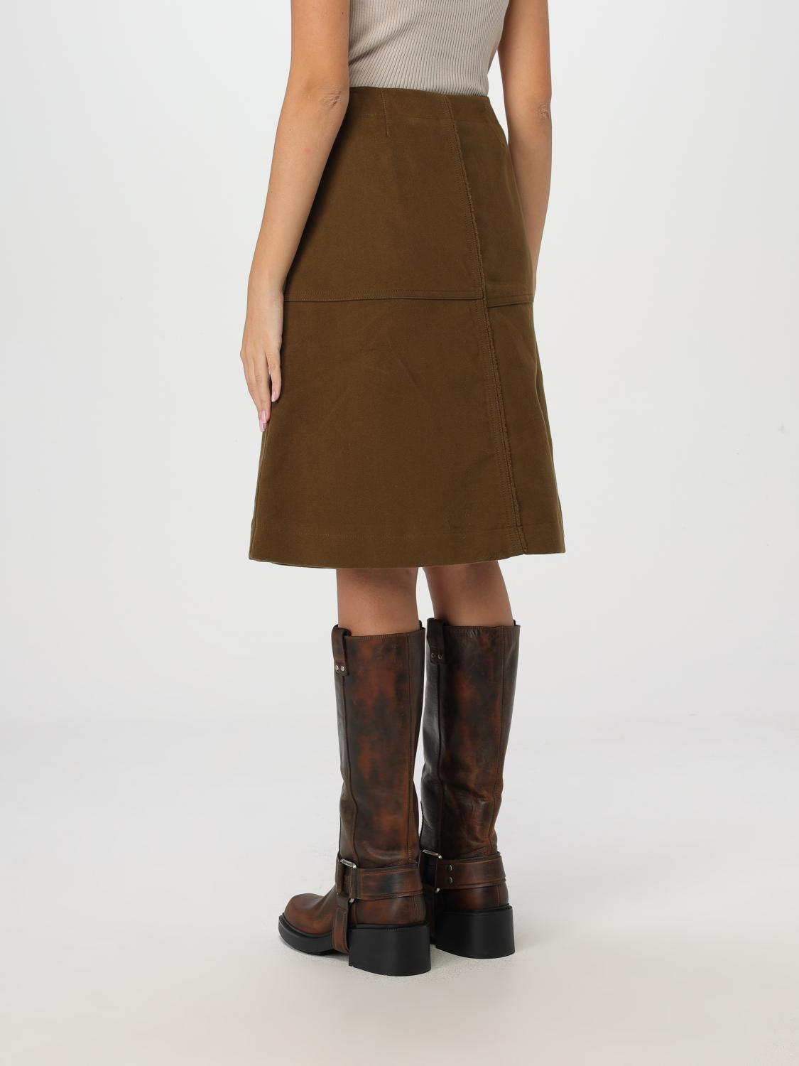 Burberry Skirt Woman Brown
