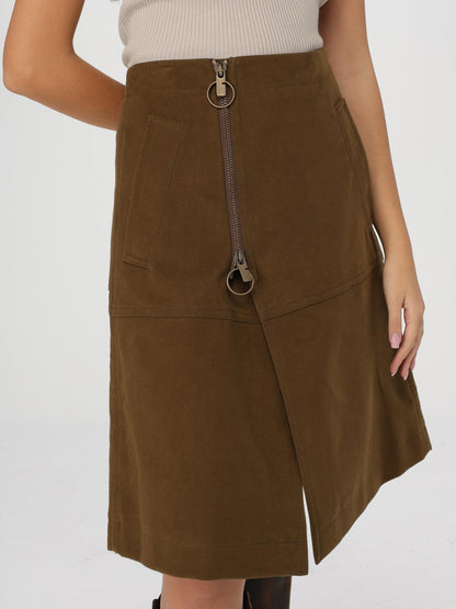 Burberry Skirt Woman Brown