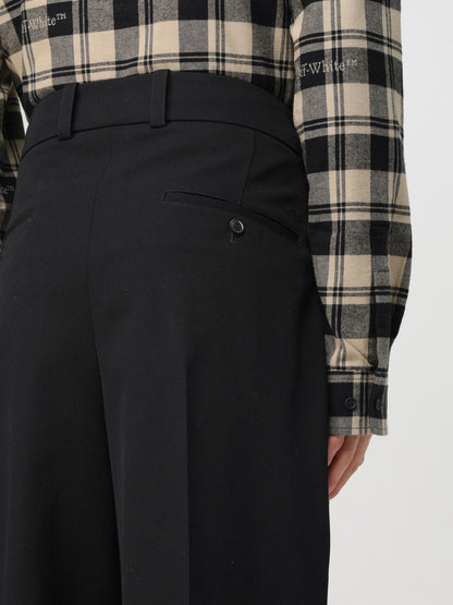 Off White Pants Men Black