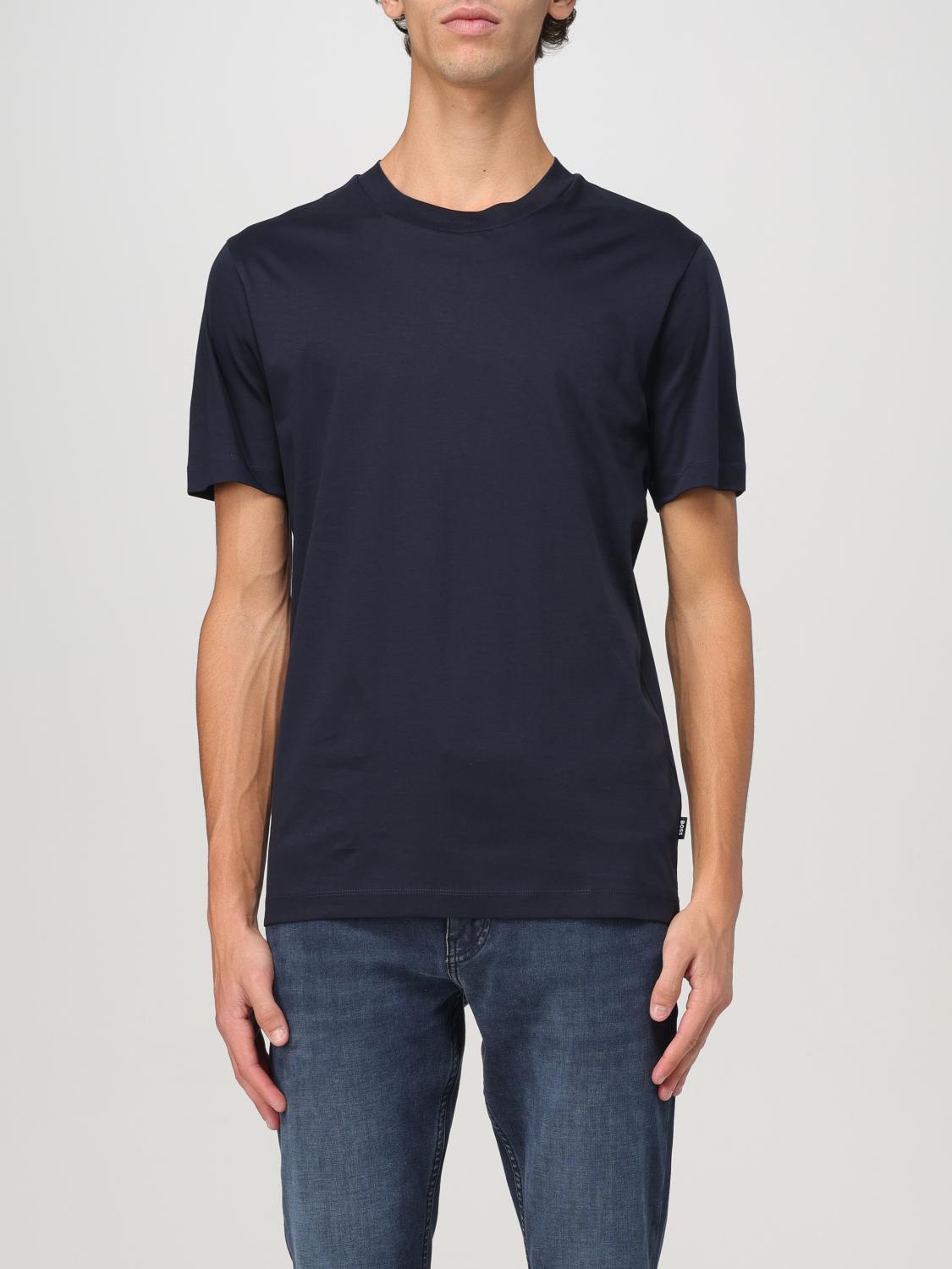 Boss T Shirt Men Blue