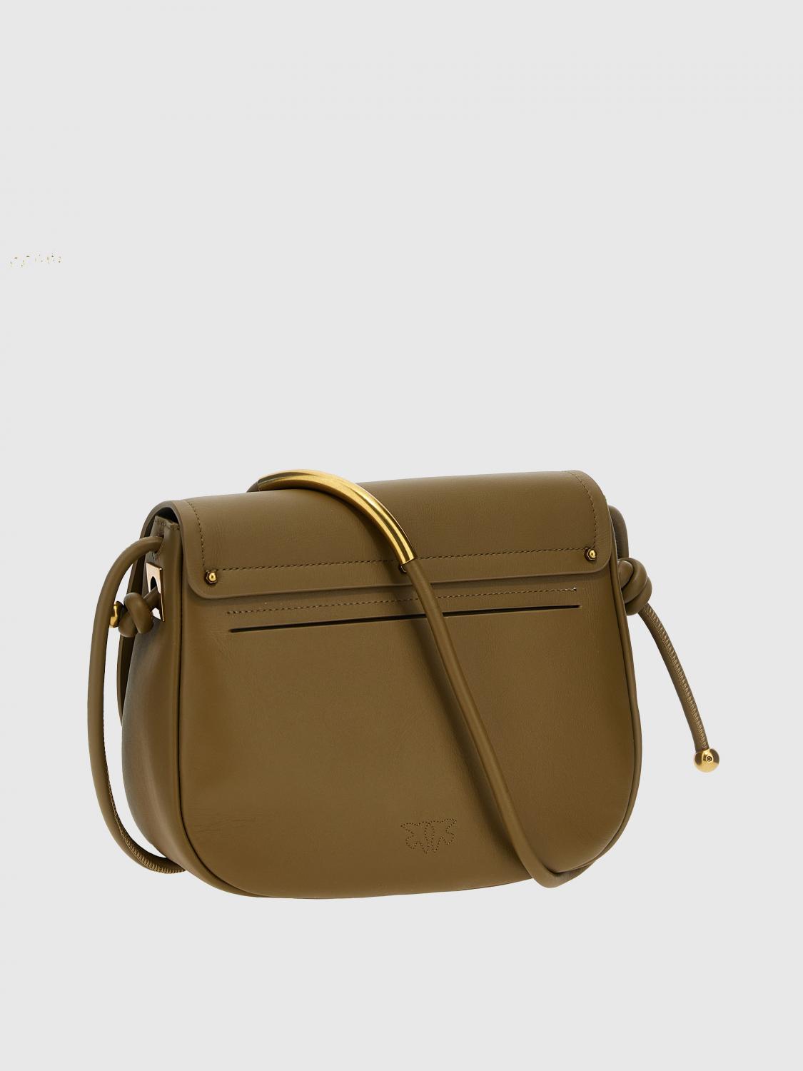 Pinko Crossbody Bags Woman Green