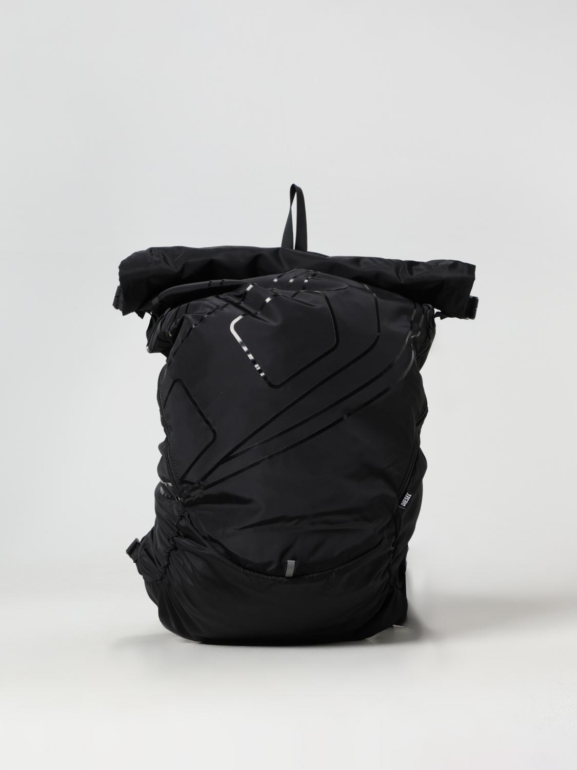 Diesel Backpack Men Black