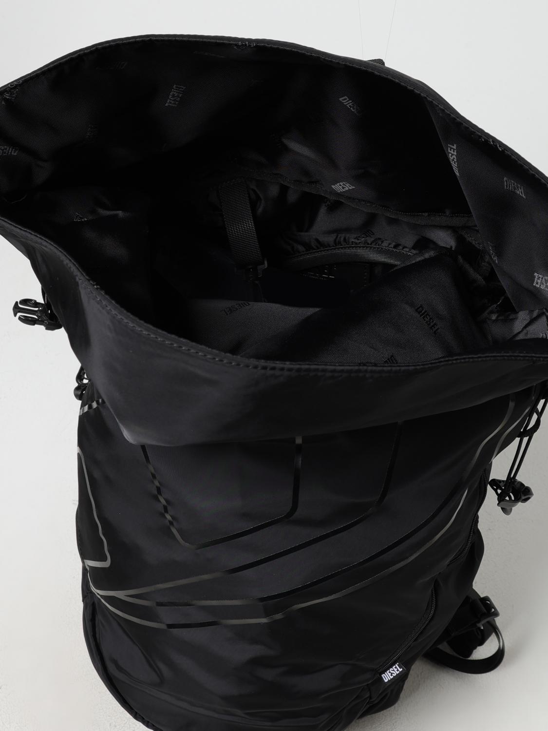Diesel Backpack Men Black